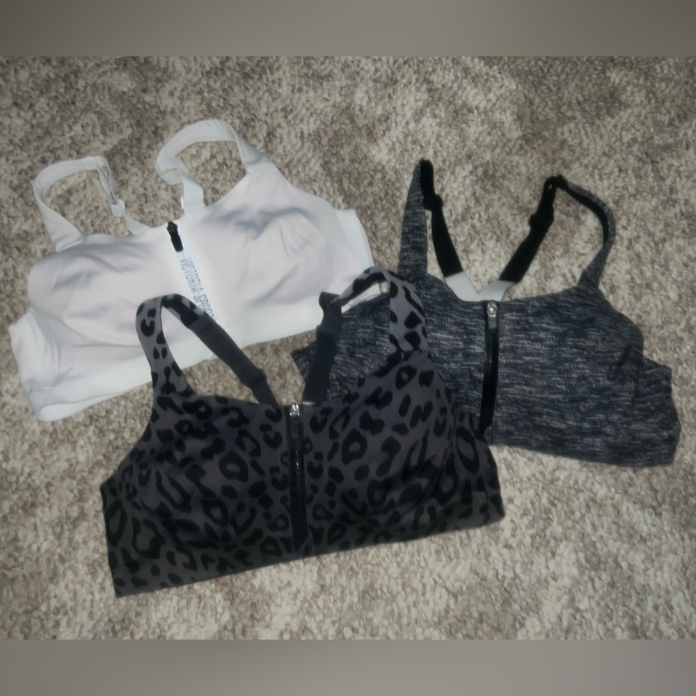 3 Pack Victorias Secret racer back sports bra